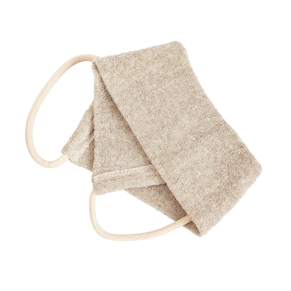 Natural Hemp Linen & Cotton Massage Strap and Glove Eco Bath London