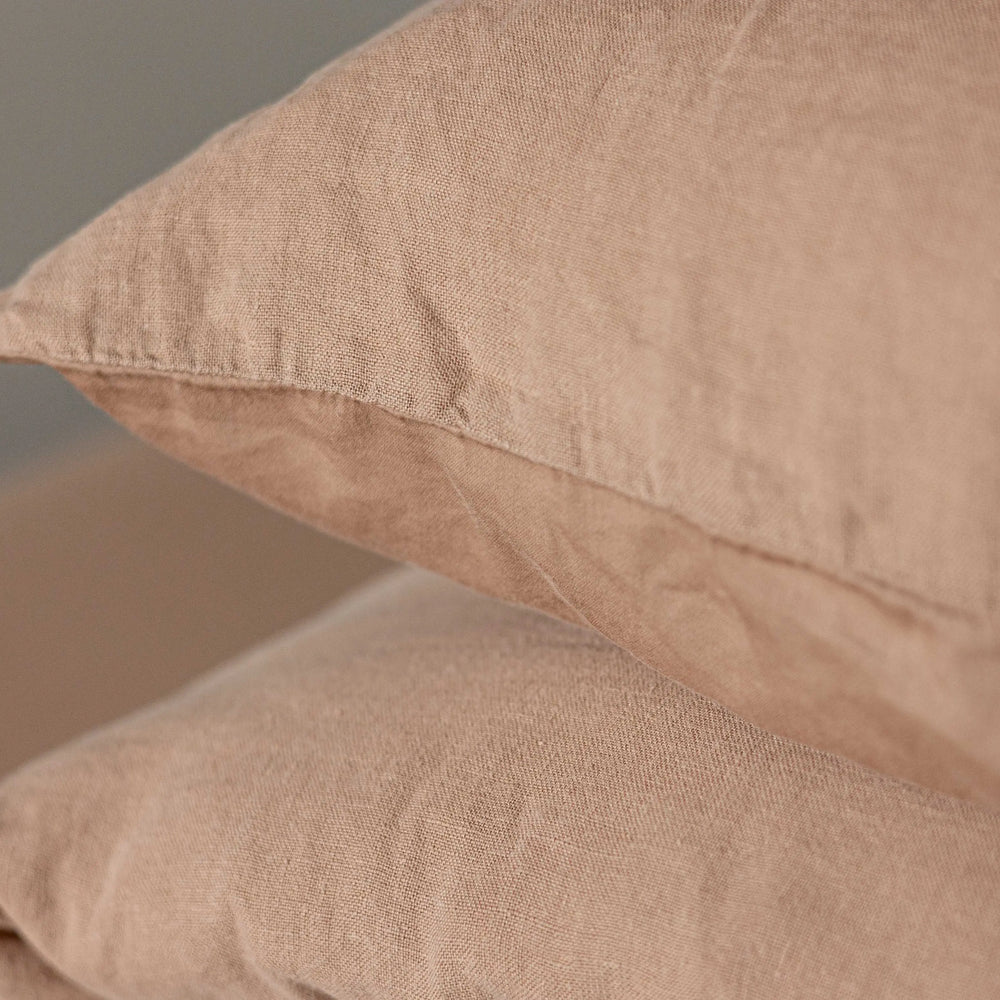 Natural Hemp and Organic Cotton Housewife Pillowcases Floks