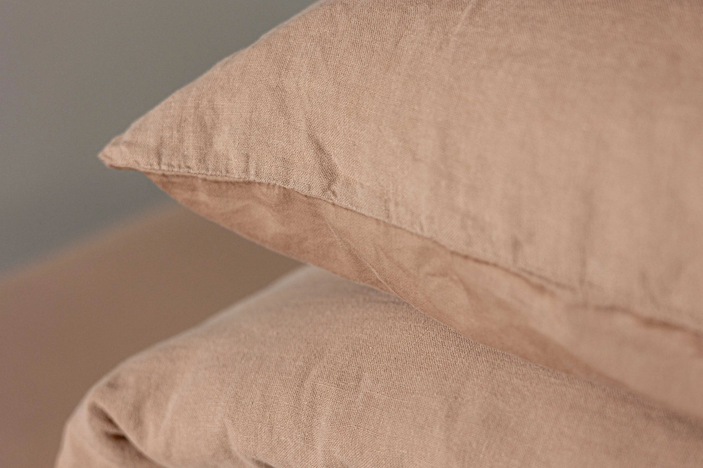 Natural Hemp and Organic Cotton Housewife Pillowcases Floks