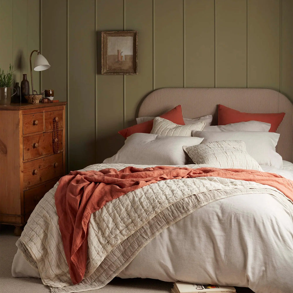 Natural Henry Brushed 100% Cotton Bed Linen The Secret Linen Store