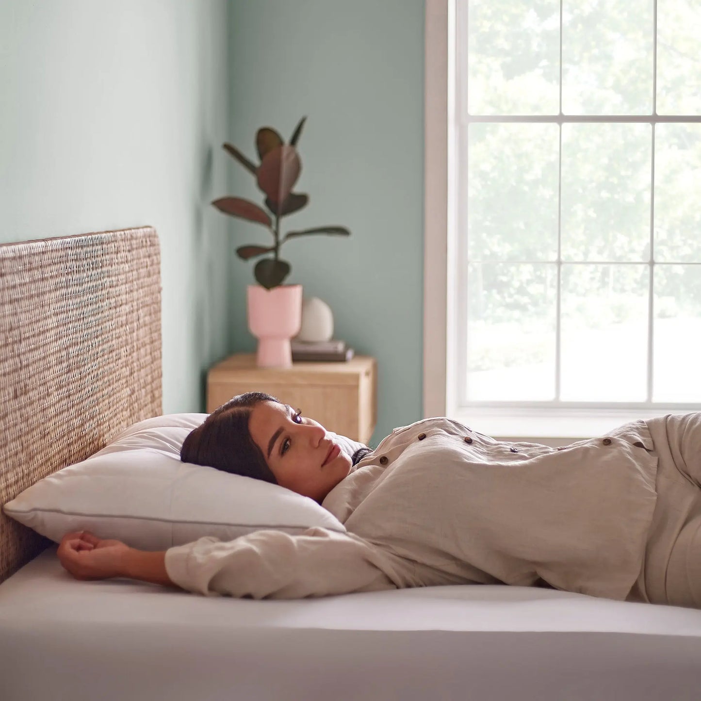 Natural Latex Foam Pillow The Fine Bedding Company