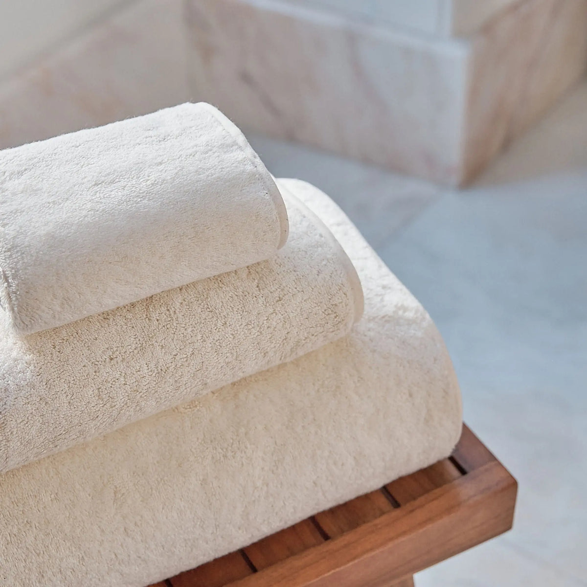 Natural Mira Bath Towels Torres Novas UK