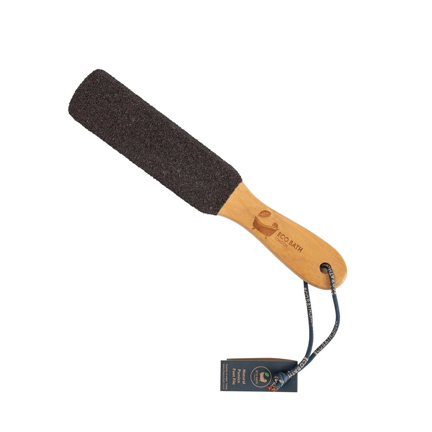 Natural Pumice Foot File - Black Eco Bath London