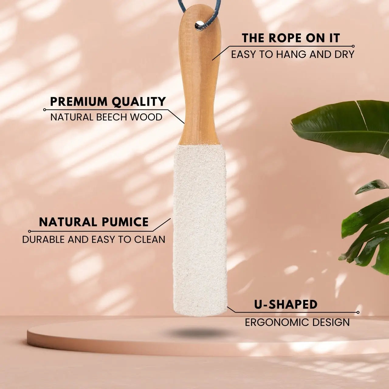 Natural Pumice Foot File - White Eco Bath London