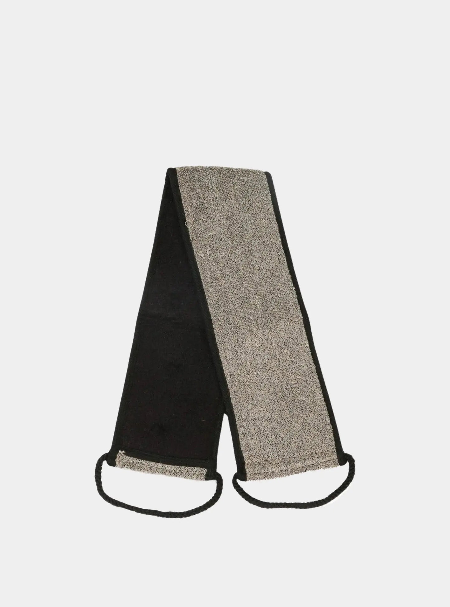 Natural Sisal Hemp Back Strap Black Eco Bath London