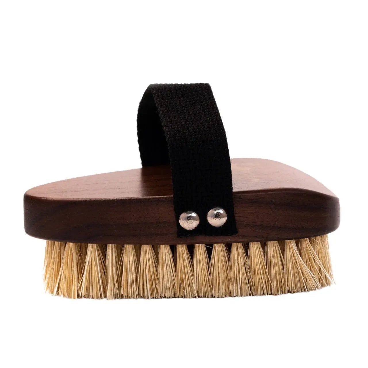Natural Sisal Walnut Hand Brush - Luxury Hand Brush for Dry Brushing Eco Bath London
