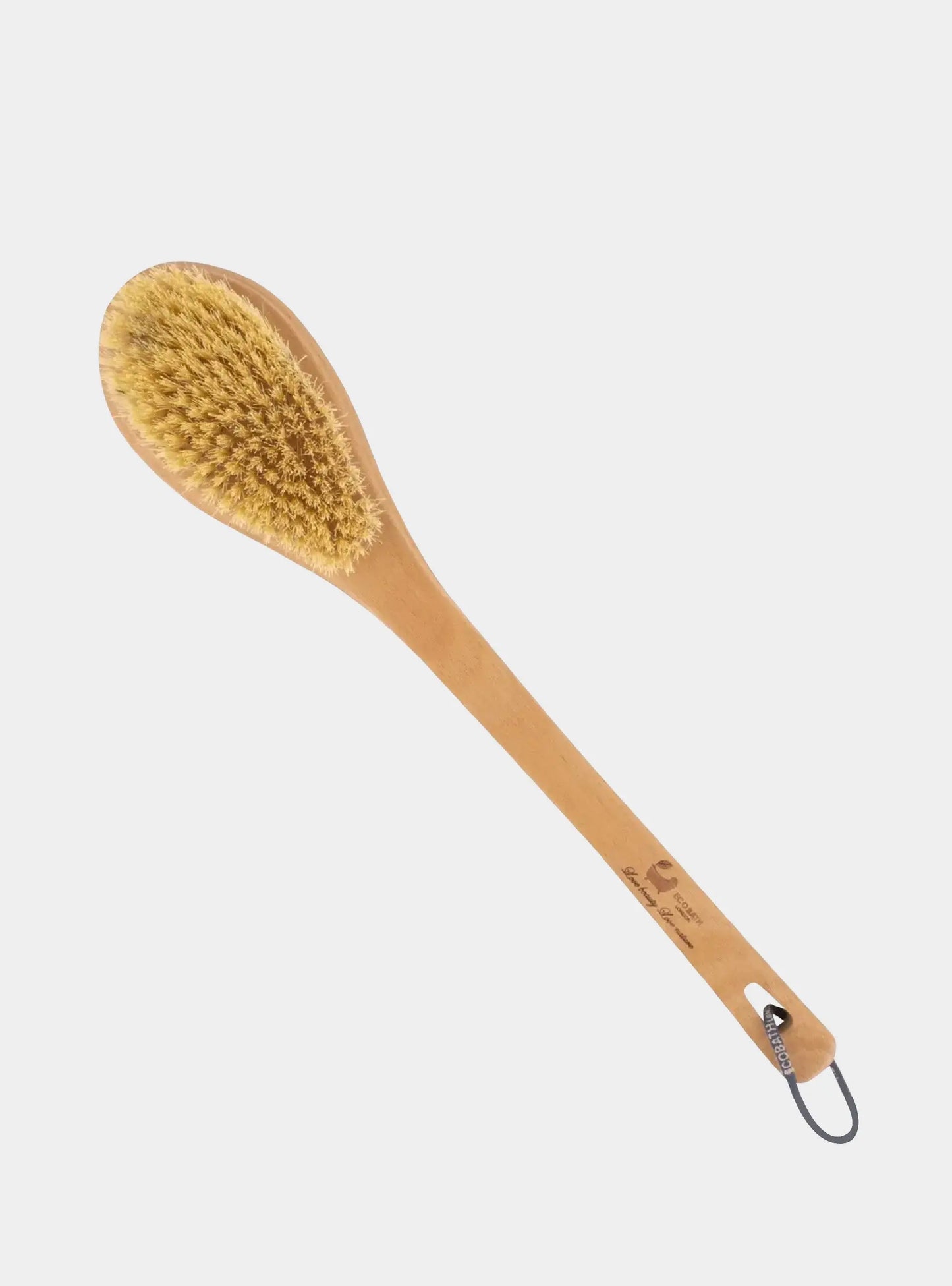 Natural Sisal or Bristle Body Brush for Dry Brushing and Showers Eco Bath London