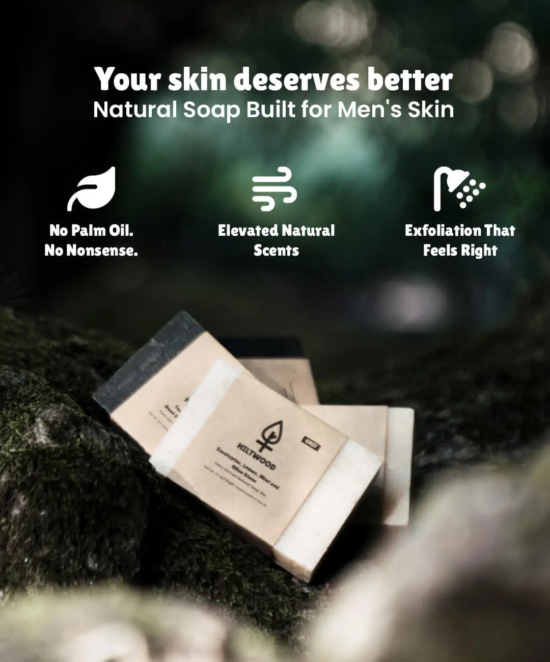 Natural Soap Bar Bundle (8 pack) Hiltwood