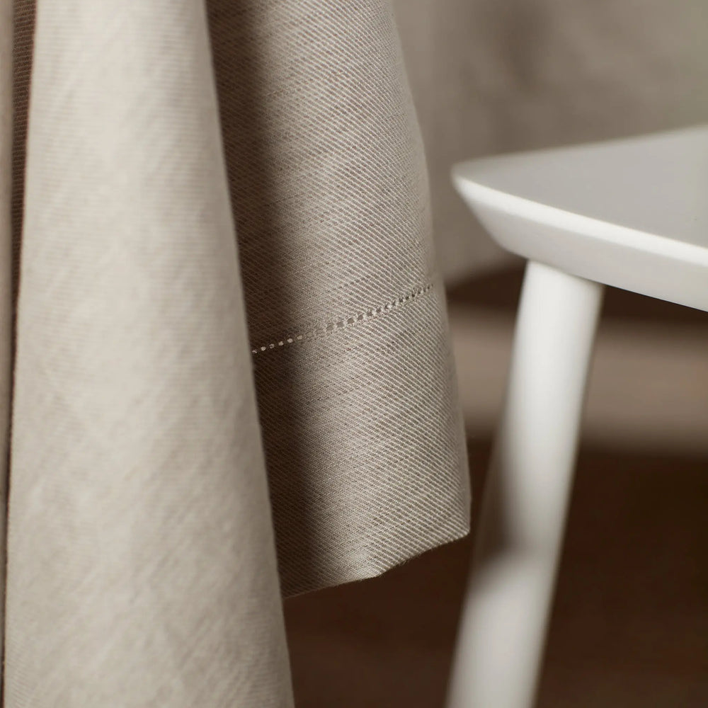 Natural Twill Cotton Linen Tablecloth The Secret Linen Store