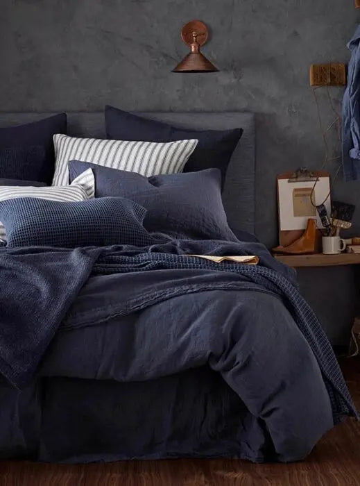 Navy Blue 100% Bed