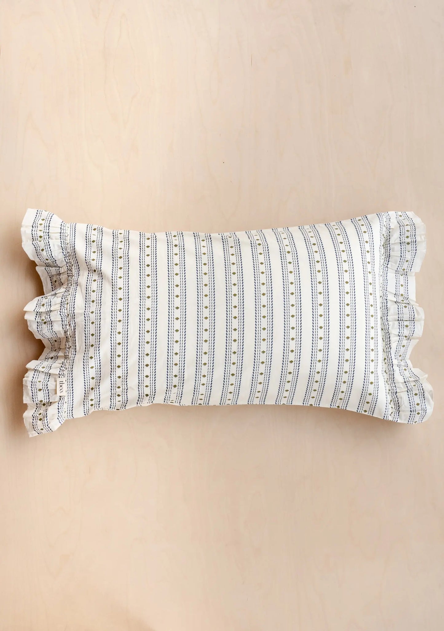 Navy Blue Cotton Pillowcases TartanBlanketCo