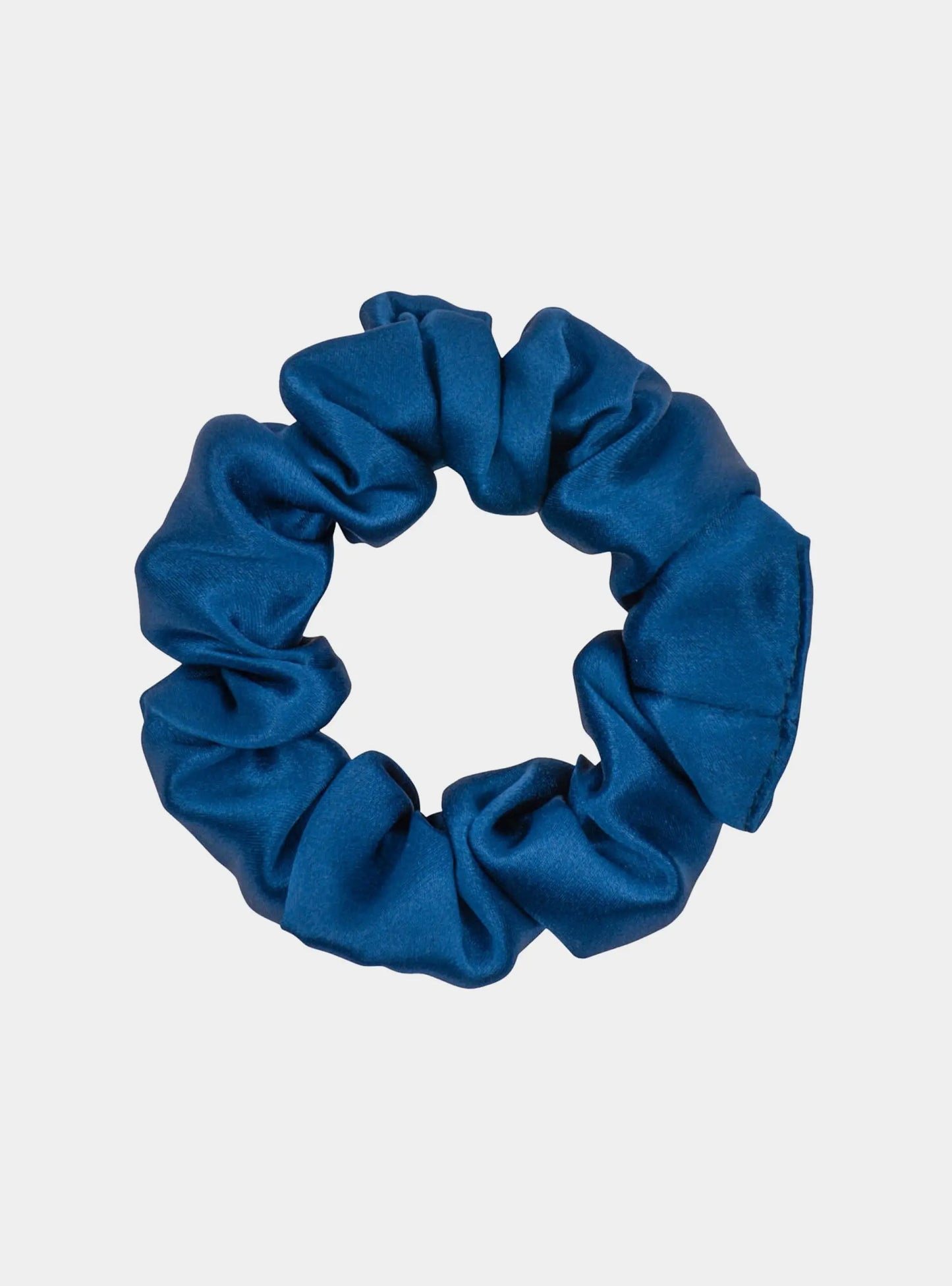 Navy Blue Silk Scrunchie - Regular DREAMSILK