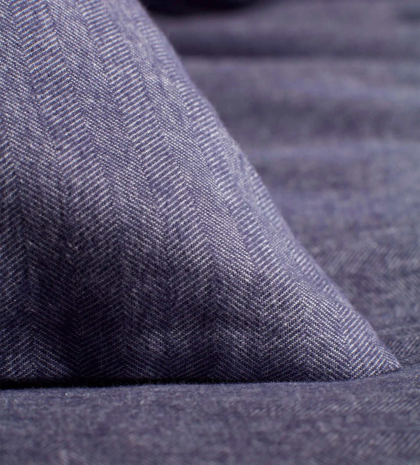 Navy Henry Brushed 100% Organic Cotton Pillowcase The Secret Linen Store