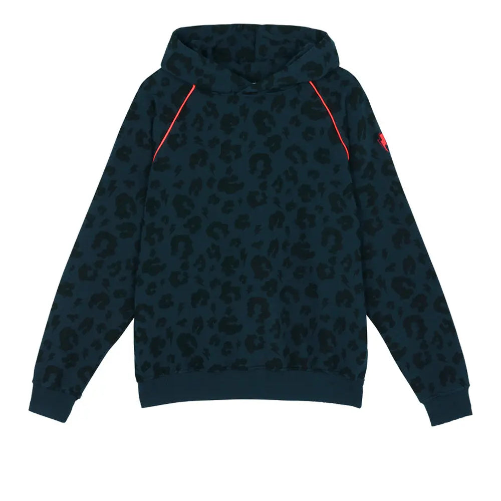 Navy Leopard Hoodie Scamp & Dude