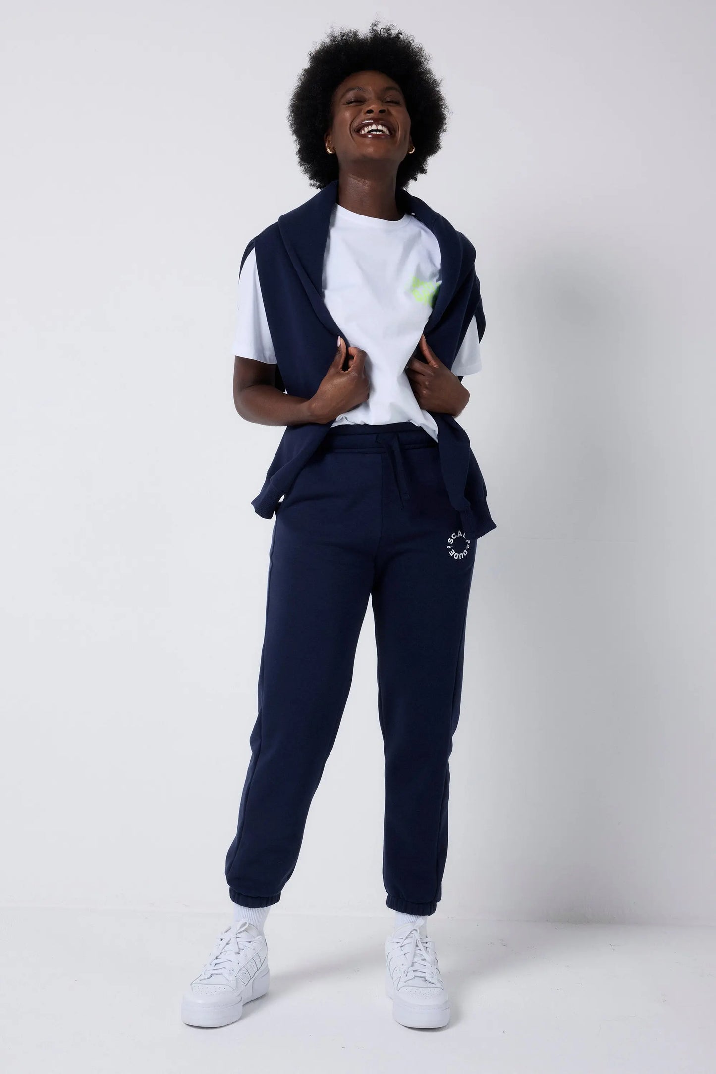 Navy Scamp & Dude Logo Joggers Scamp & Dude