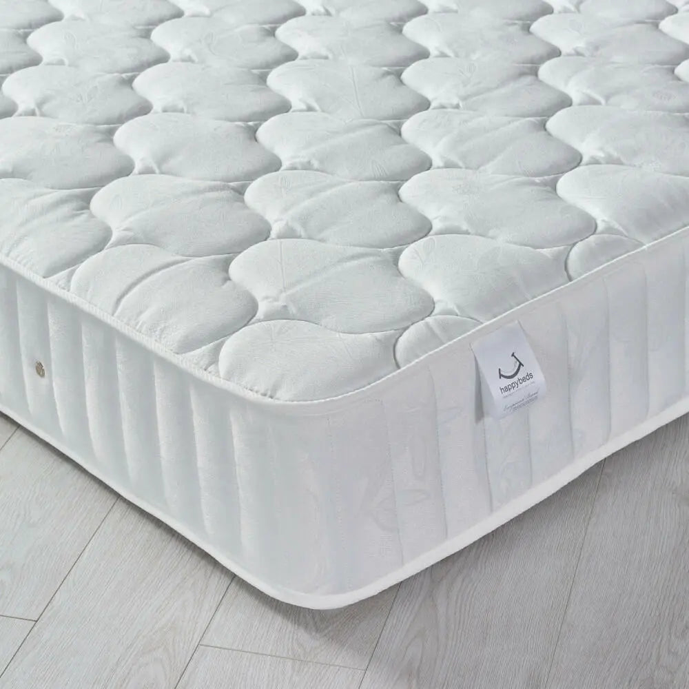 Neptune Spring Quilted Damask Fabric Mattress Happy Beds