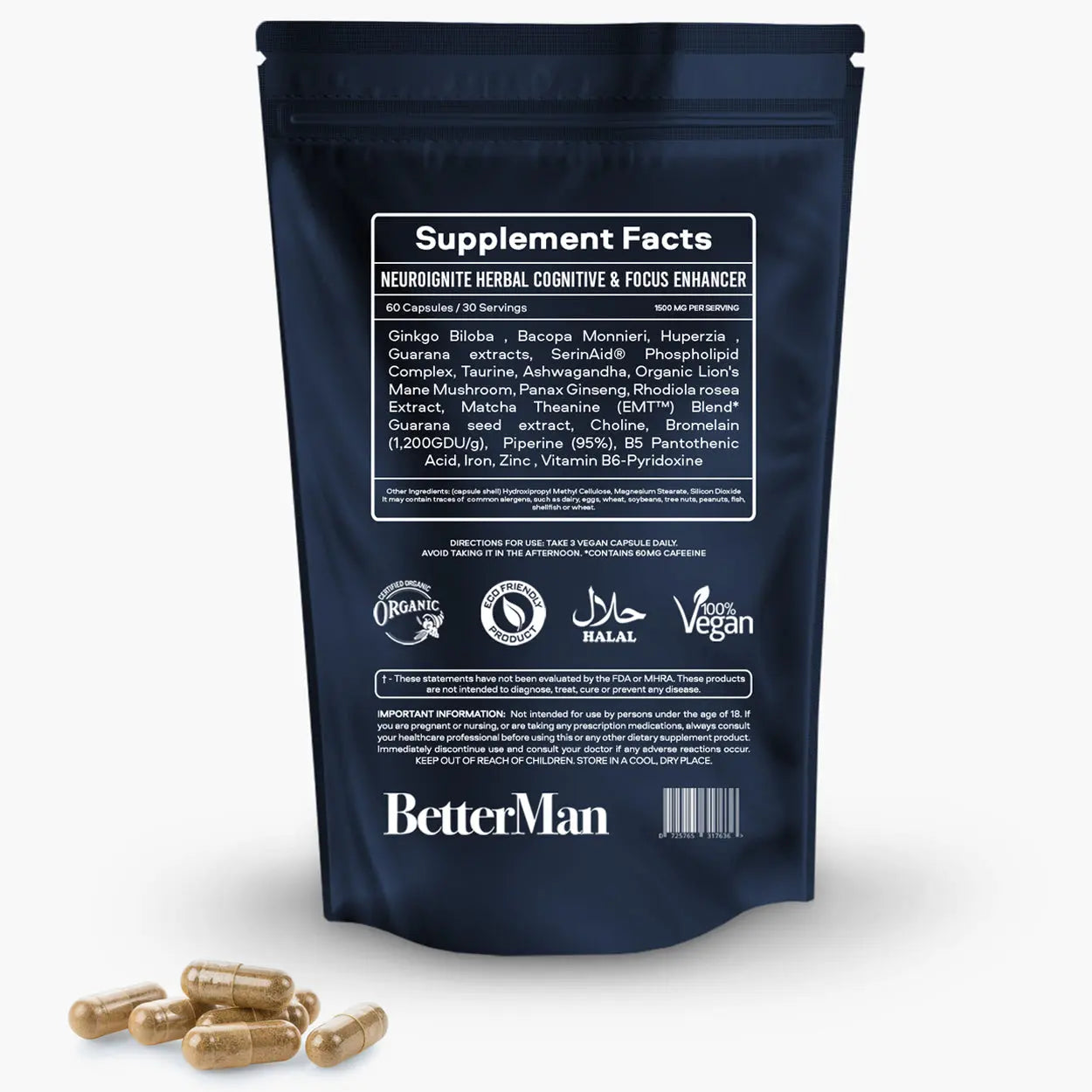NeuroIgnite - Mental Performance Enhancer BetterMan Labs