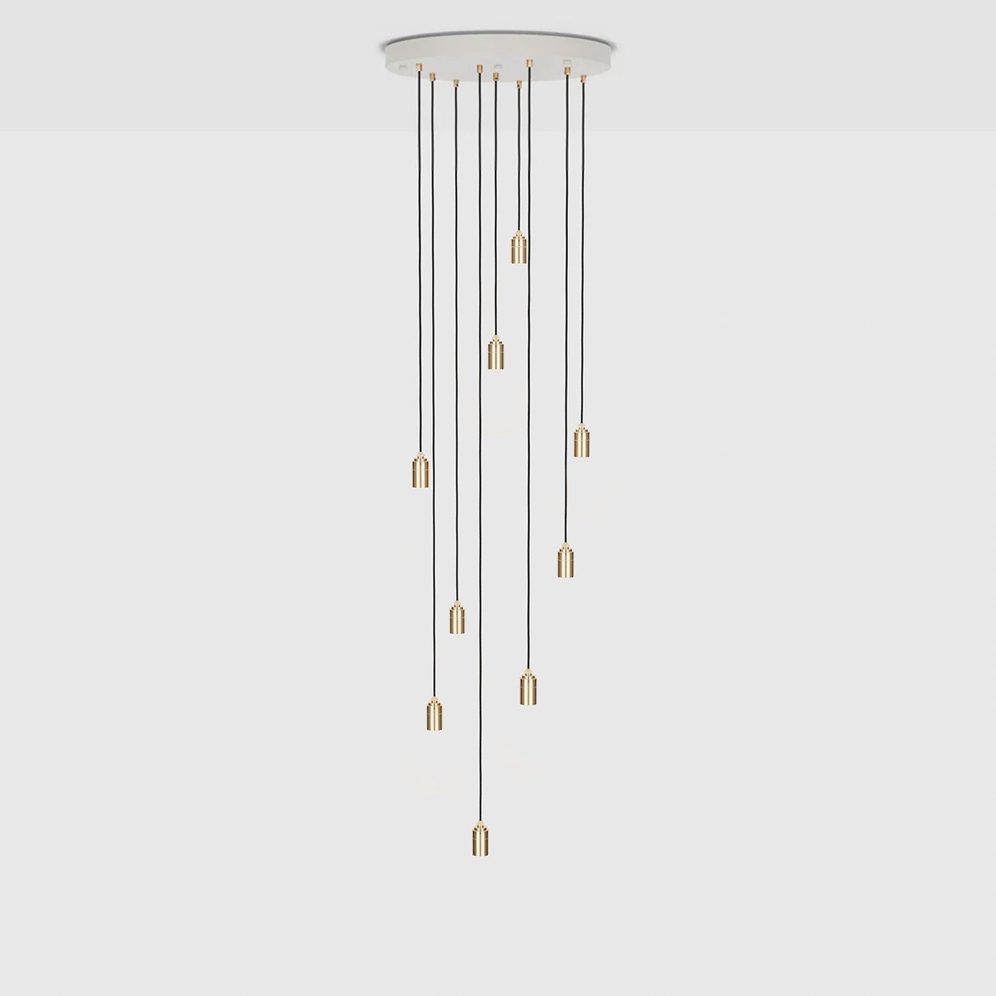 Nine Pendant in Brass Tala