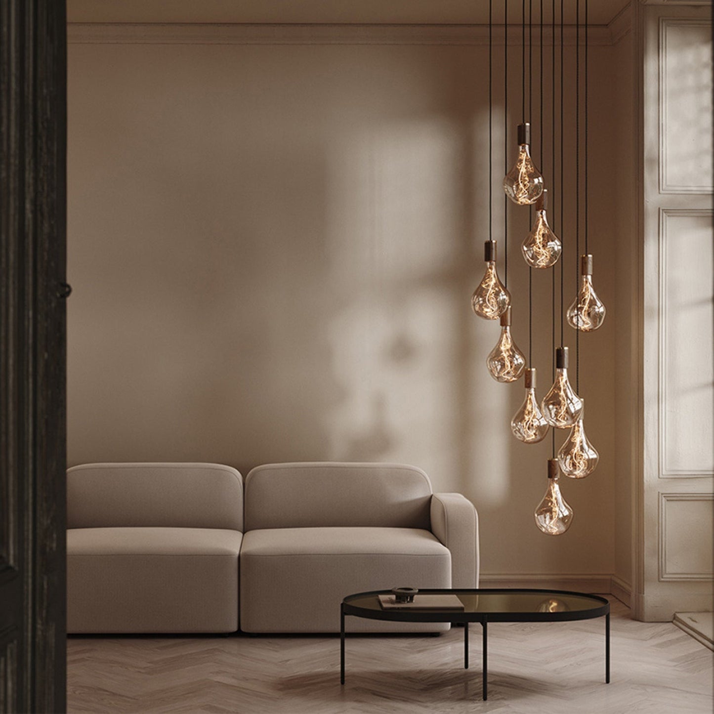 Nine Pendant in Walnut Tala