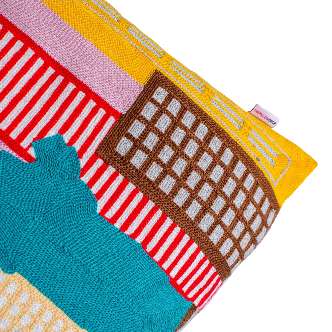 New York Needlepoint Cushion The Pillow Drop