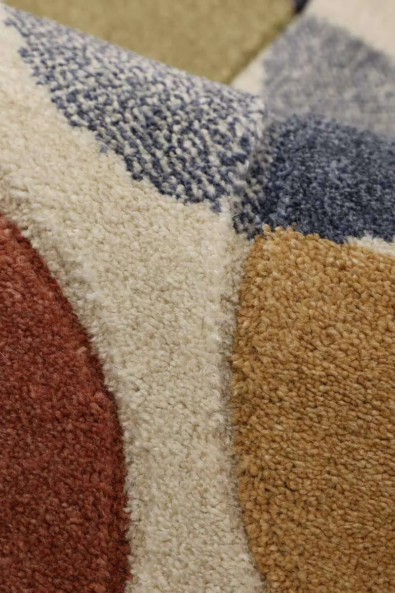 Newport Geometric Rug – Bold Multicolour Design The Rugs