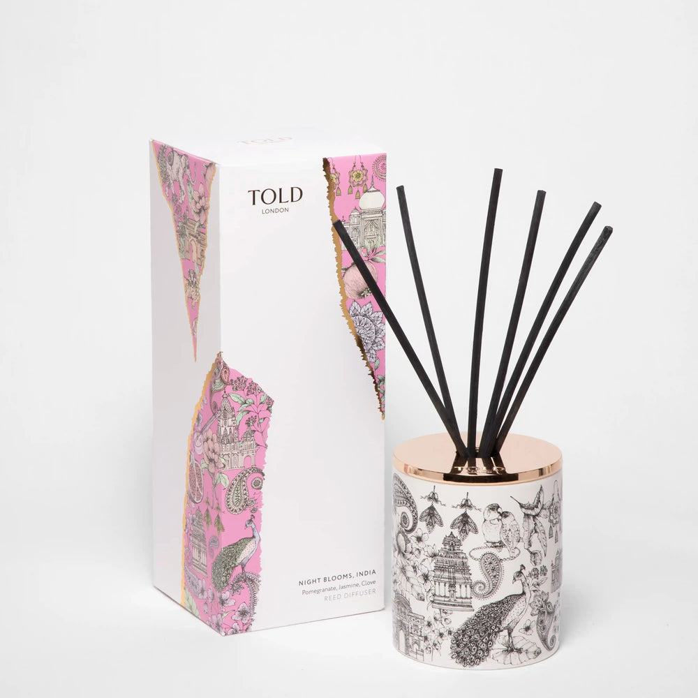 Night Blooms, India Diffuser, 200ml Told London