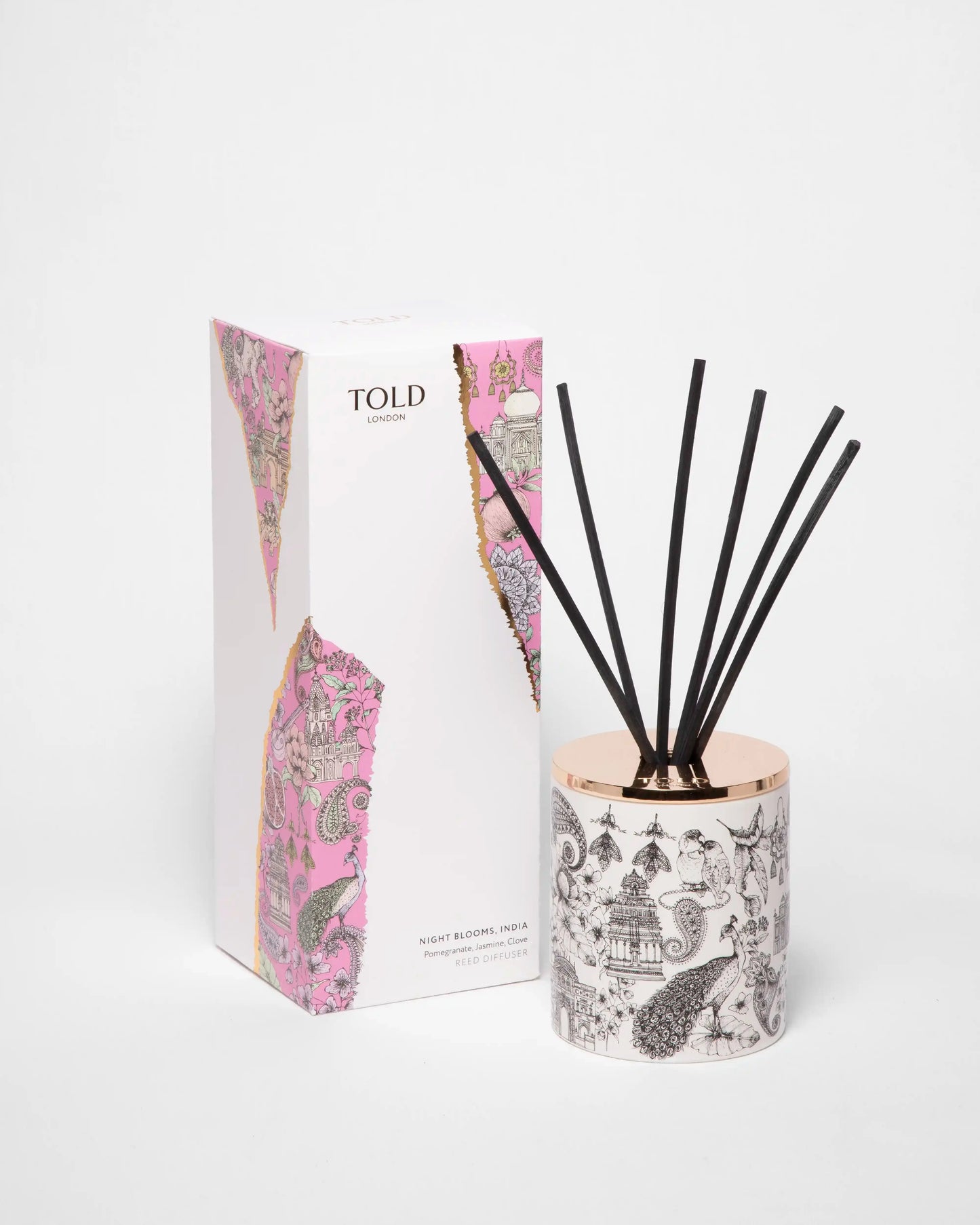 Night Blooms, India Diffuser, 200ml Told London