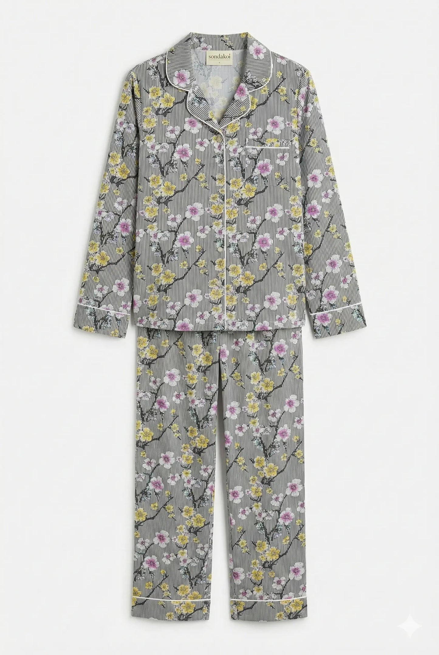 Night Garden Women's Cotton Pyjama Trouser Set Nidra