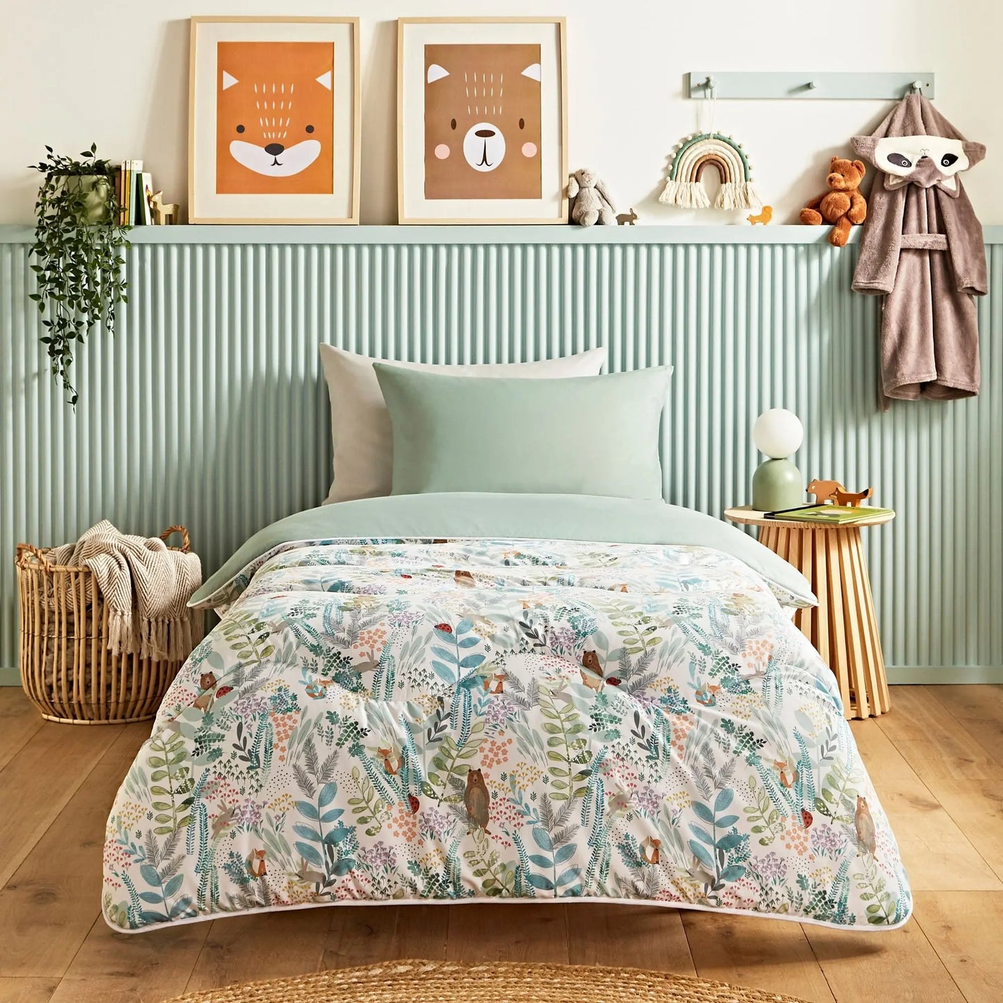 Night Lark  Junior - In the Woods - Childrens Coverless Duvet Set The Fine Bedding Company