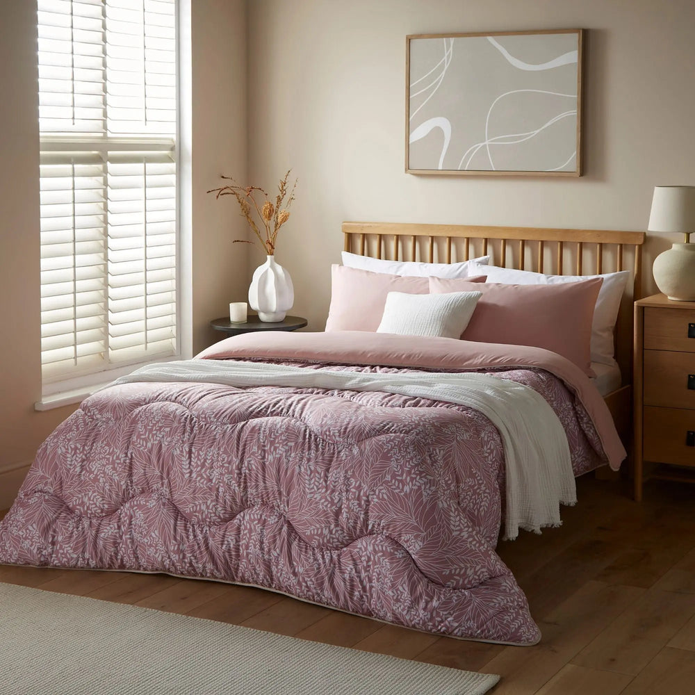 Night Lark Linear Leaf Coverless Duvet Set The Fine Bedding Company
