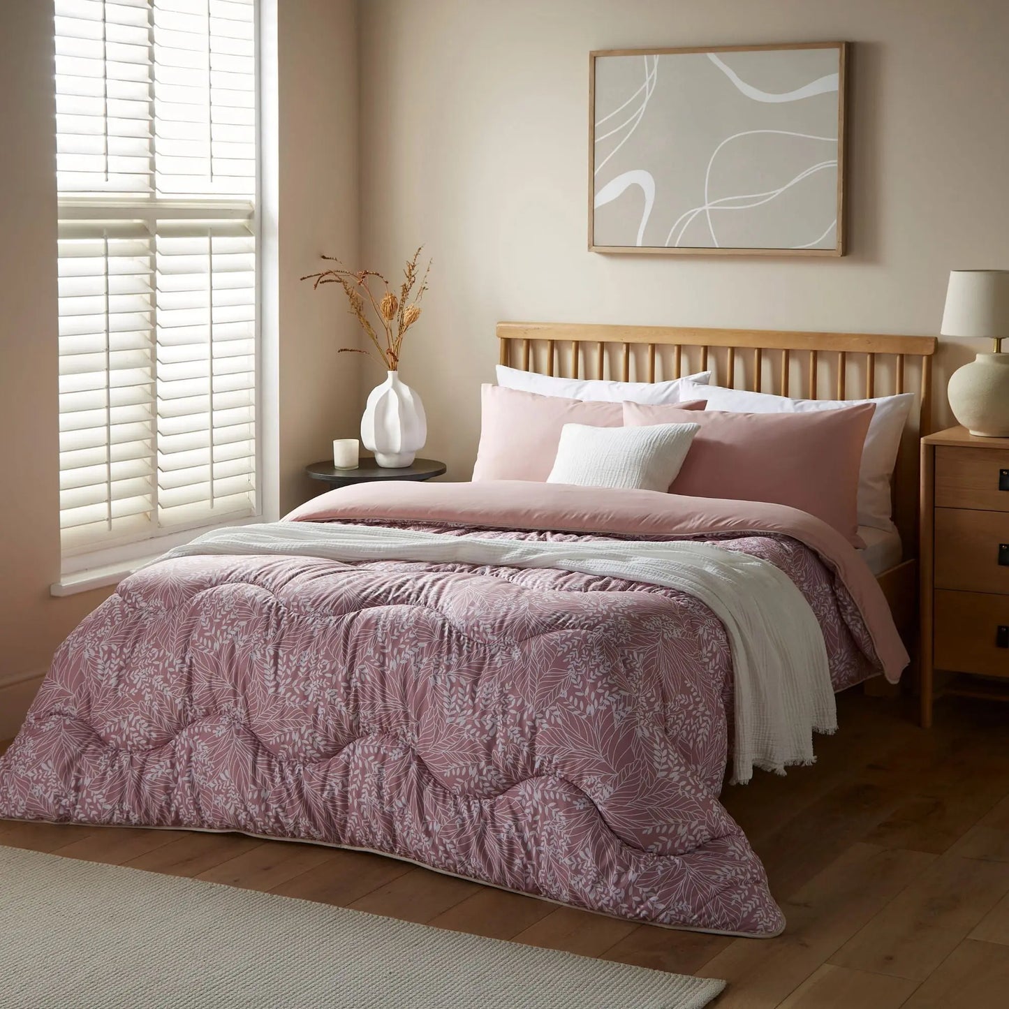 Night Lark Linear Leaf Coverless Duvet Set The Fine Bedding Company