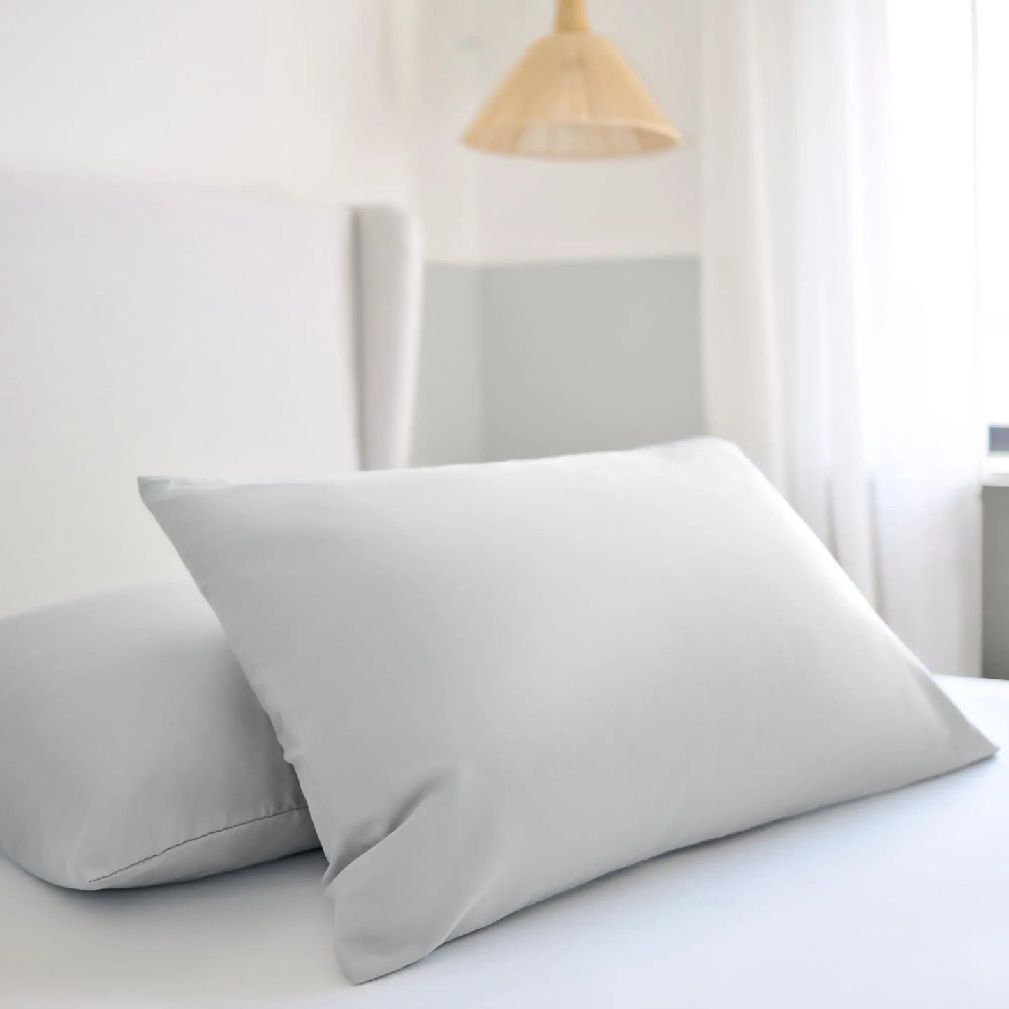 Night Lark Plain Dye Pillowcase Pair The Fine Bedding Company