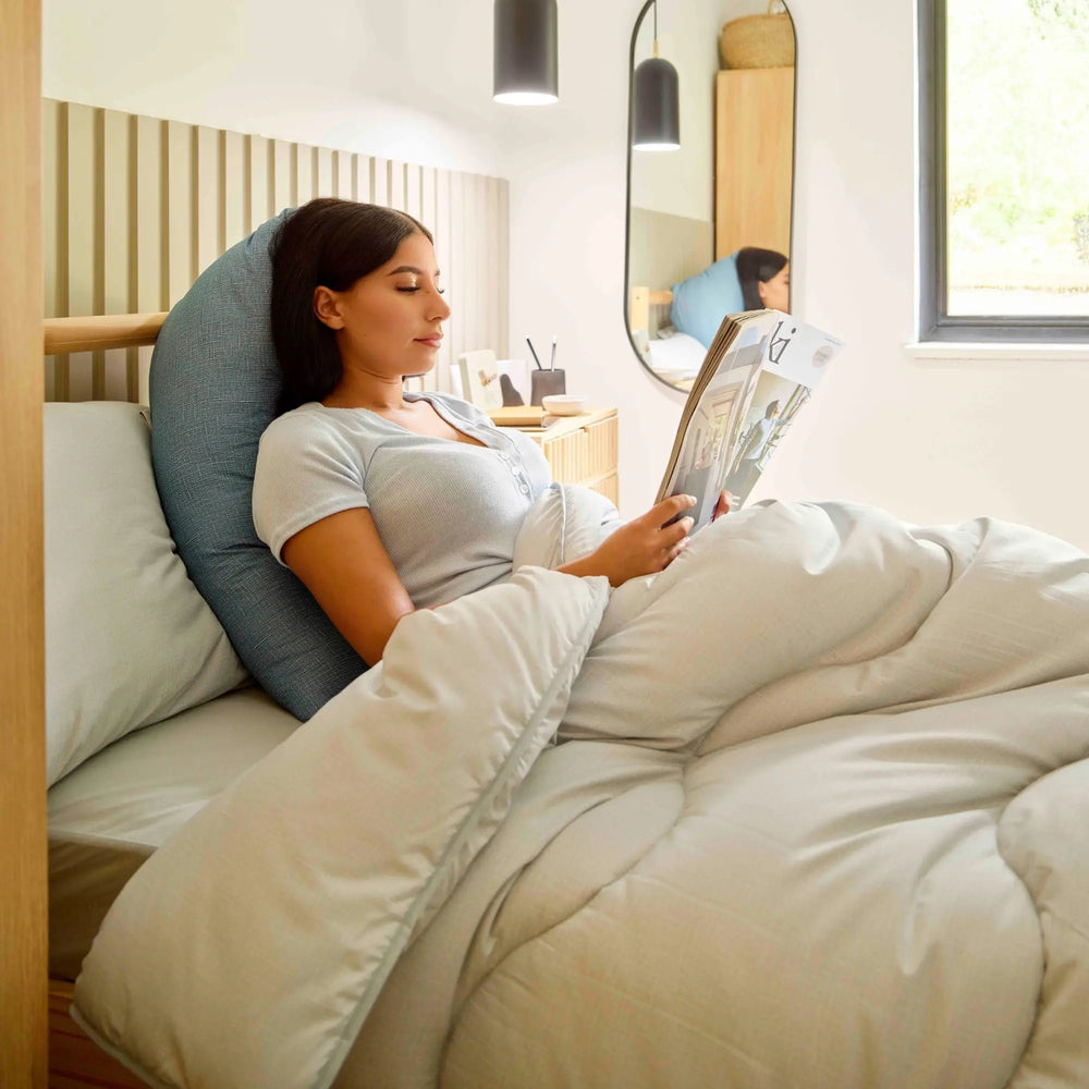 Night Lark Pyramid Support Pillow The Fine Bedding Company