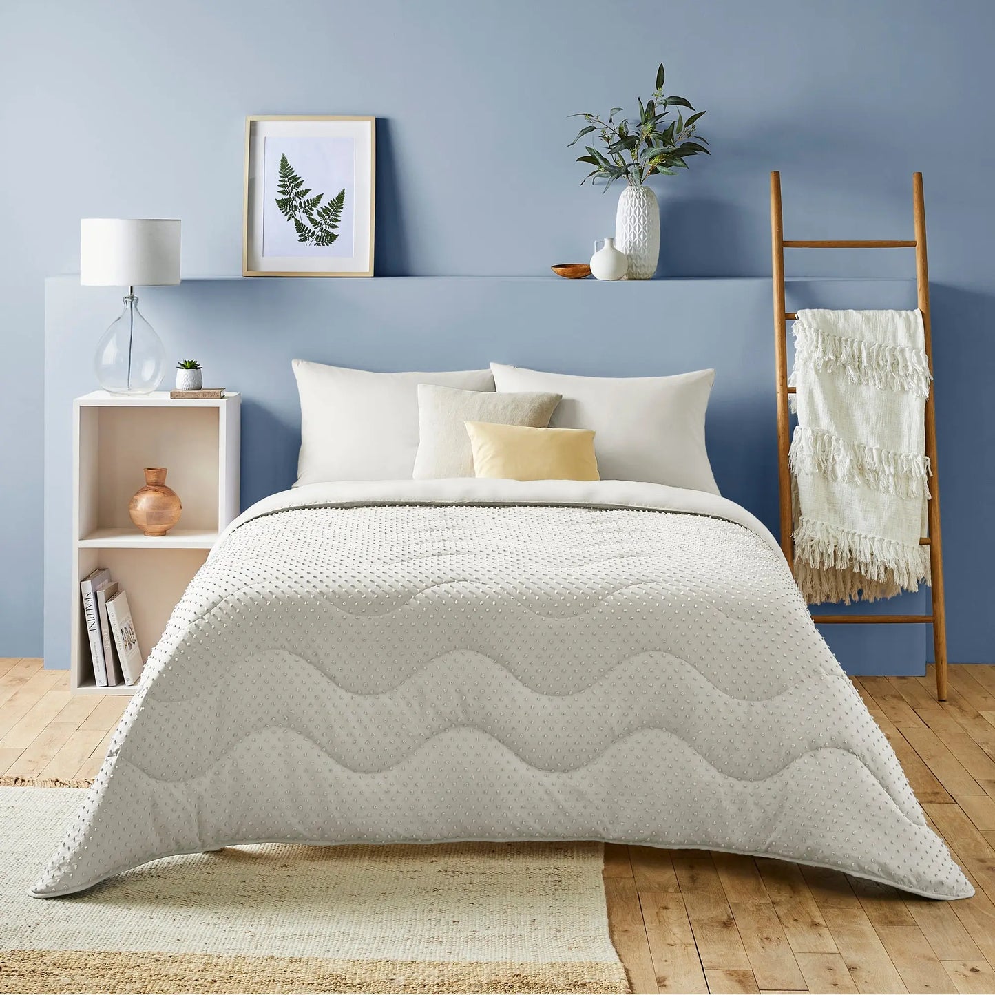 Night Lark Tufted Dots Coverless Duvet The Fine Bedding Company