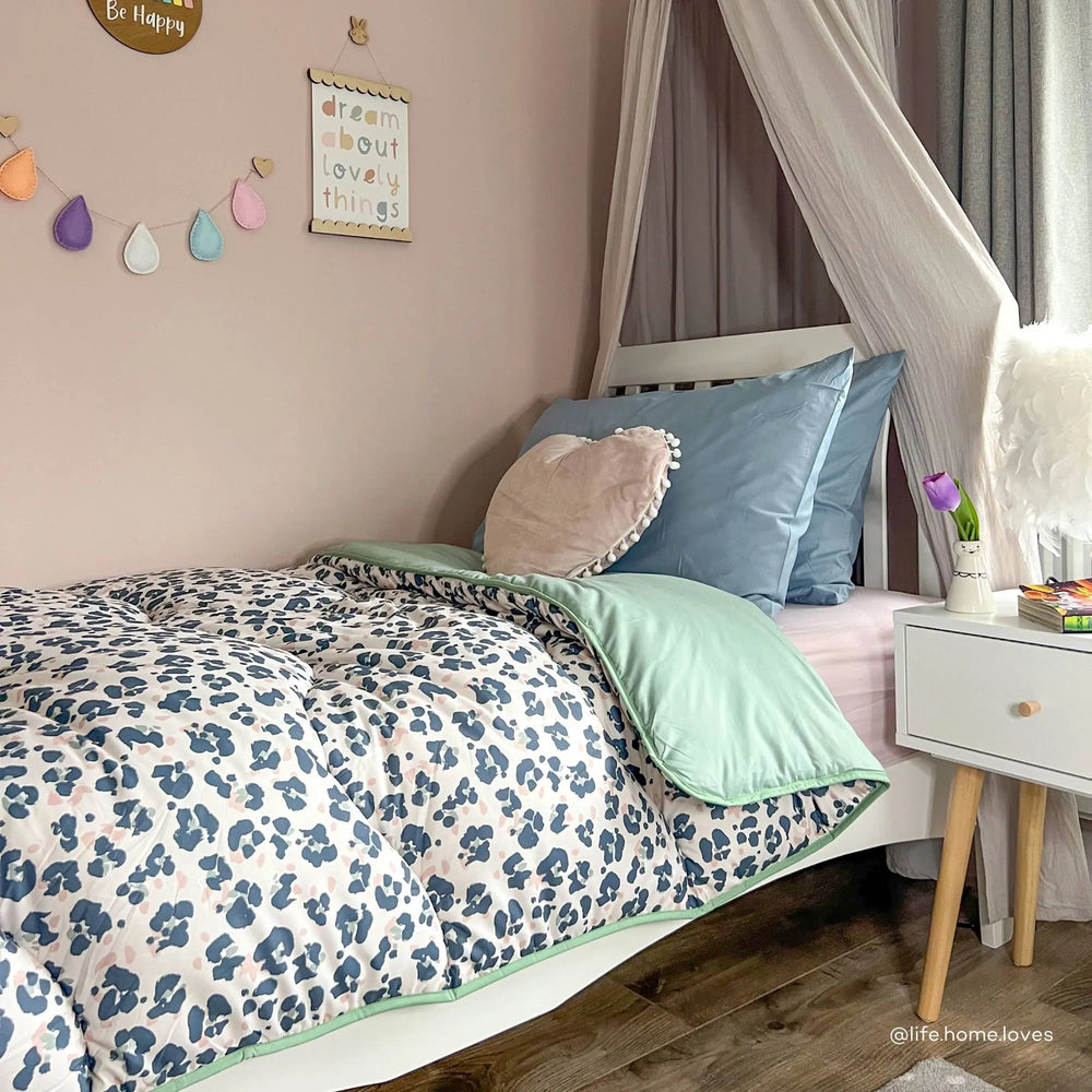 Night Lark Wild Leopard Coverless Duvet The Fine Bedding Company
