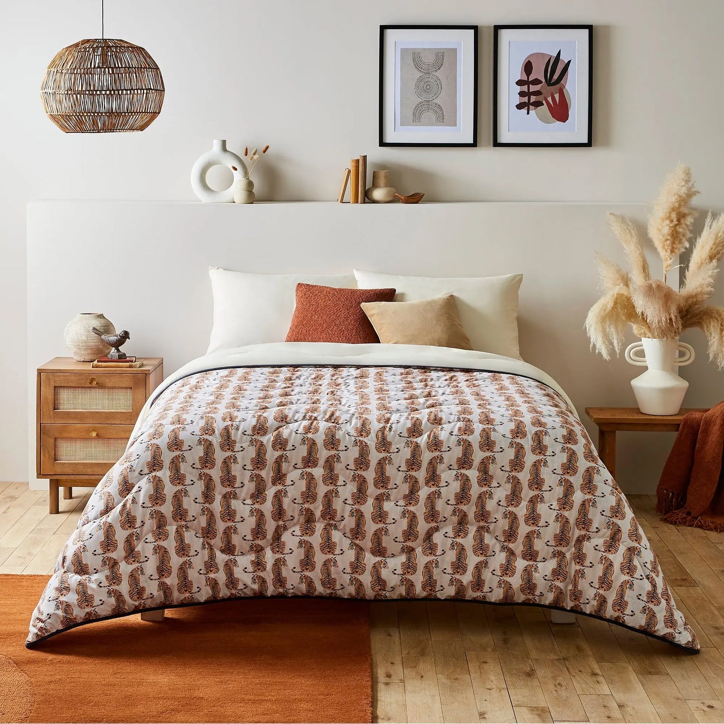 Night Lark Wild Tigers Coverless Duvet The Fine Bedding Company