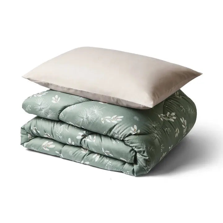 Night Lark Winter Sprigs Coverless Duvet Set The Fine Bedding Company
