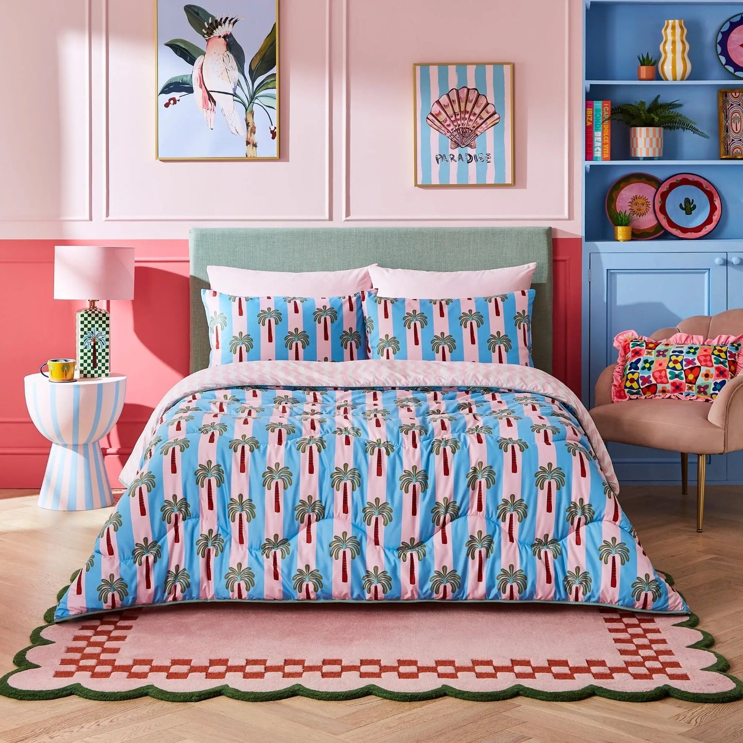 Night Lark x Eleanor Bowmer Electric Coast Coverless Duvet Set The Fine Bedding Company