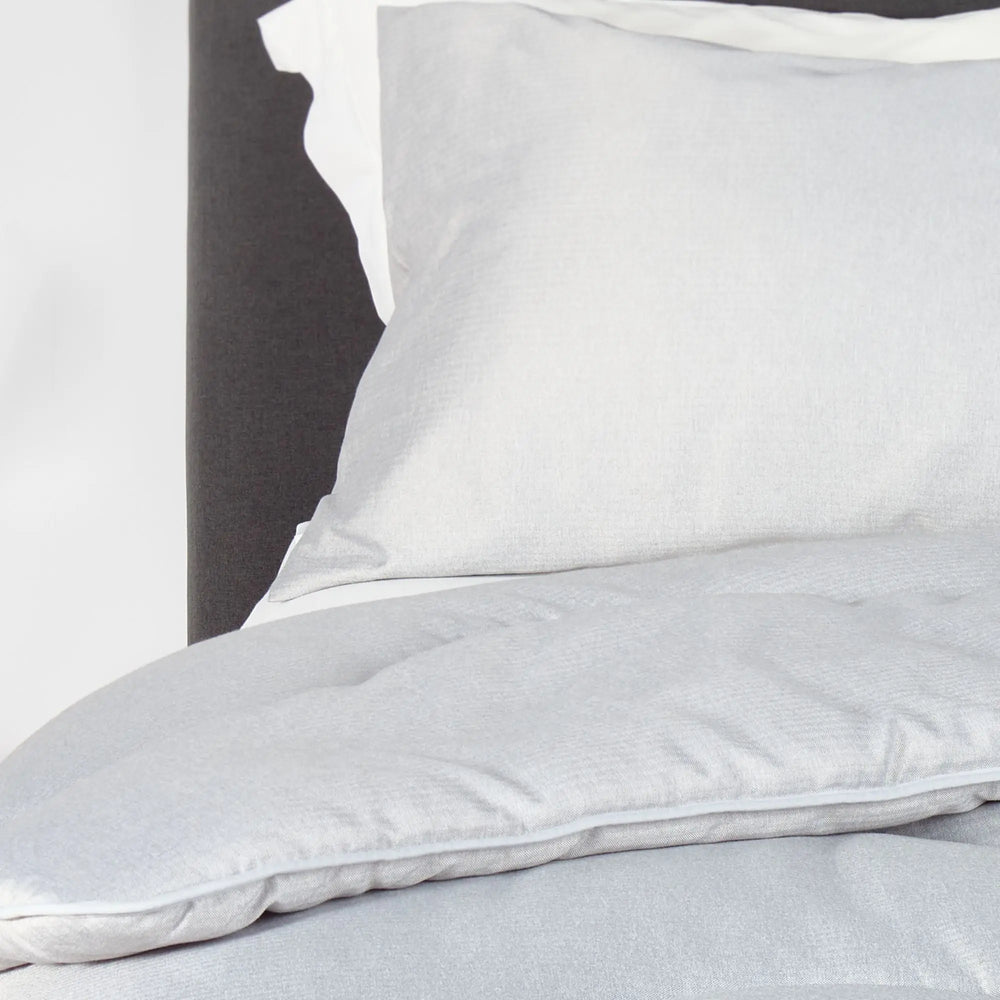 Night Owl  Herringbone Pillowcase Pair The Fine Bedding Company