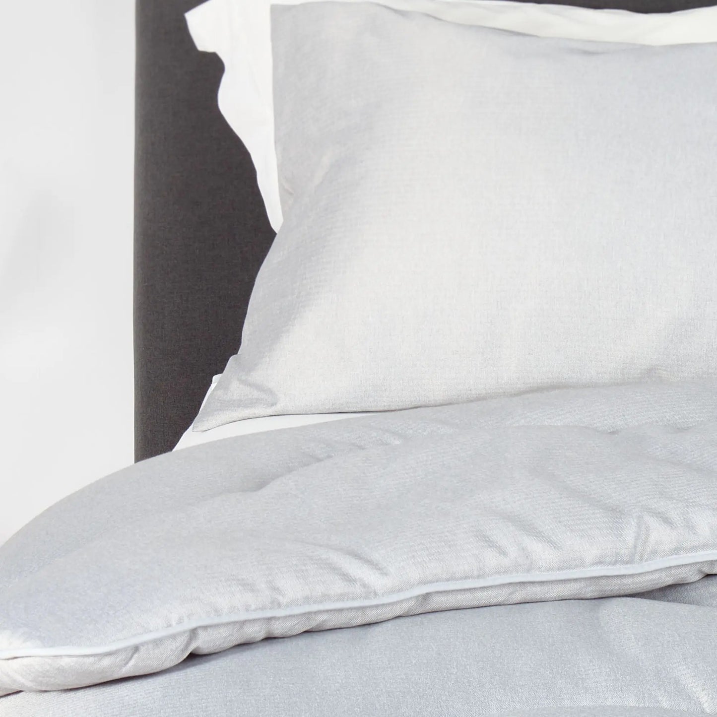 Night Owl  Herringbone Pillowcase Pair The Fine Bedding Company