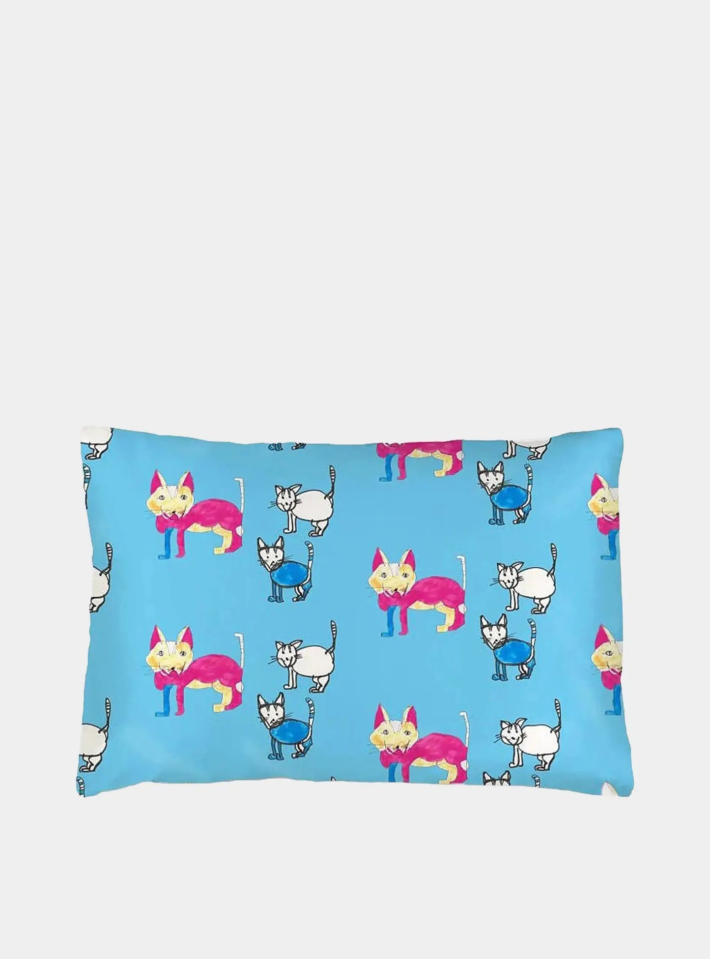 Nilly The Cat Silk Pillowcase For Children Long Studio Design