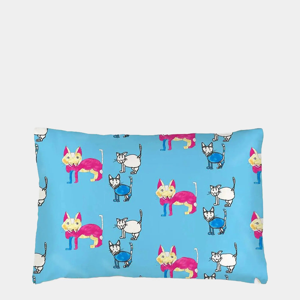 Nilly the Cat Silk Pillowcase for Children Long Studio Design