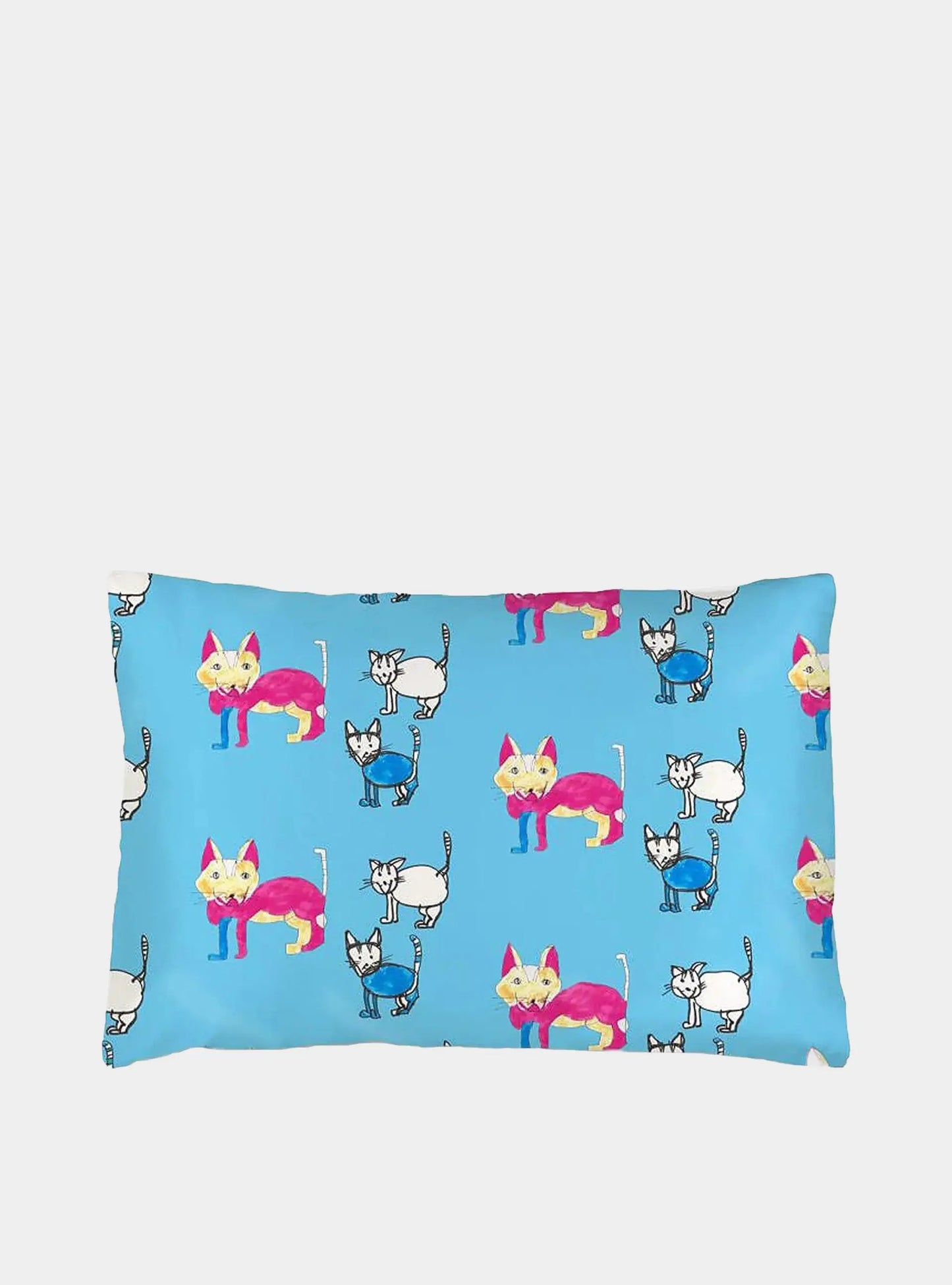 Nilly the Cat Silk Pillowcase for Children Long Studio Design