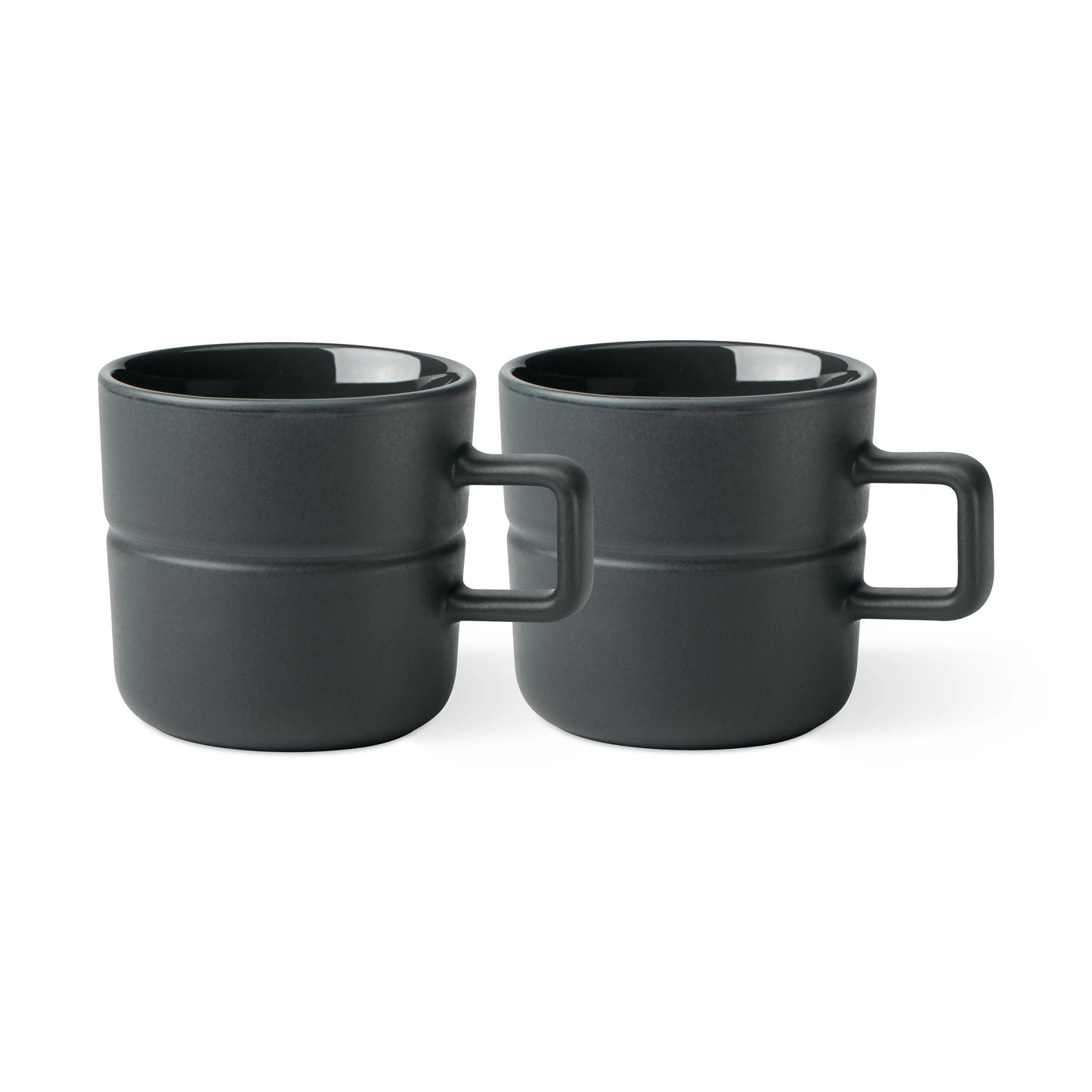 Njrd Lines Mug 30 Cl 2-Pack Dark Grey NJRD
