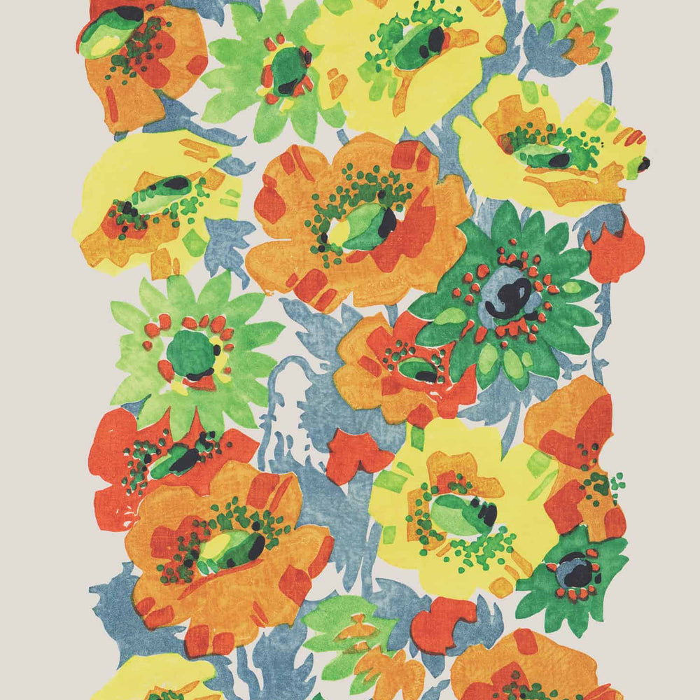 No.013 - Summer Poppies - Vintage Archive Poster Prints Print~Sisters