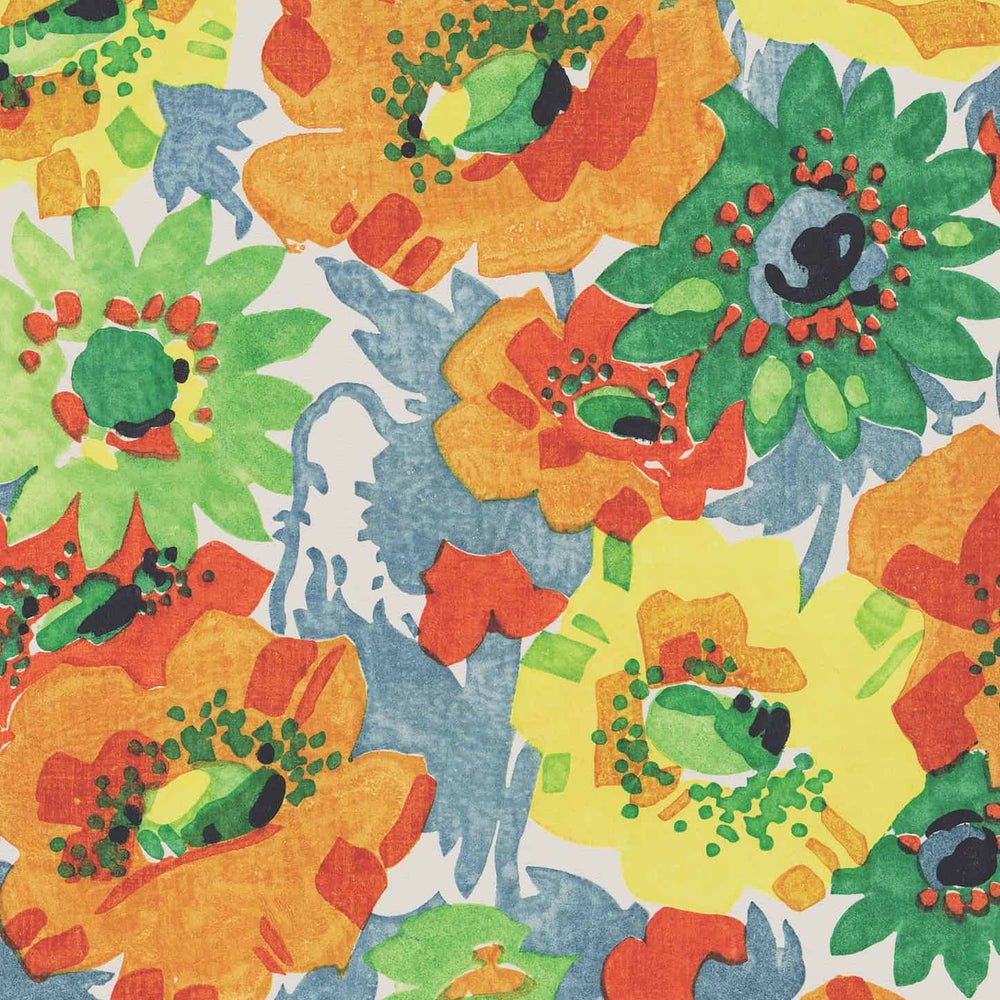 No.013 - Summer Poppies - Vintage Archive Poster Prints Print~Sisters