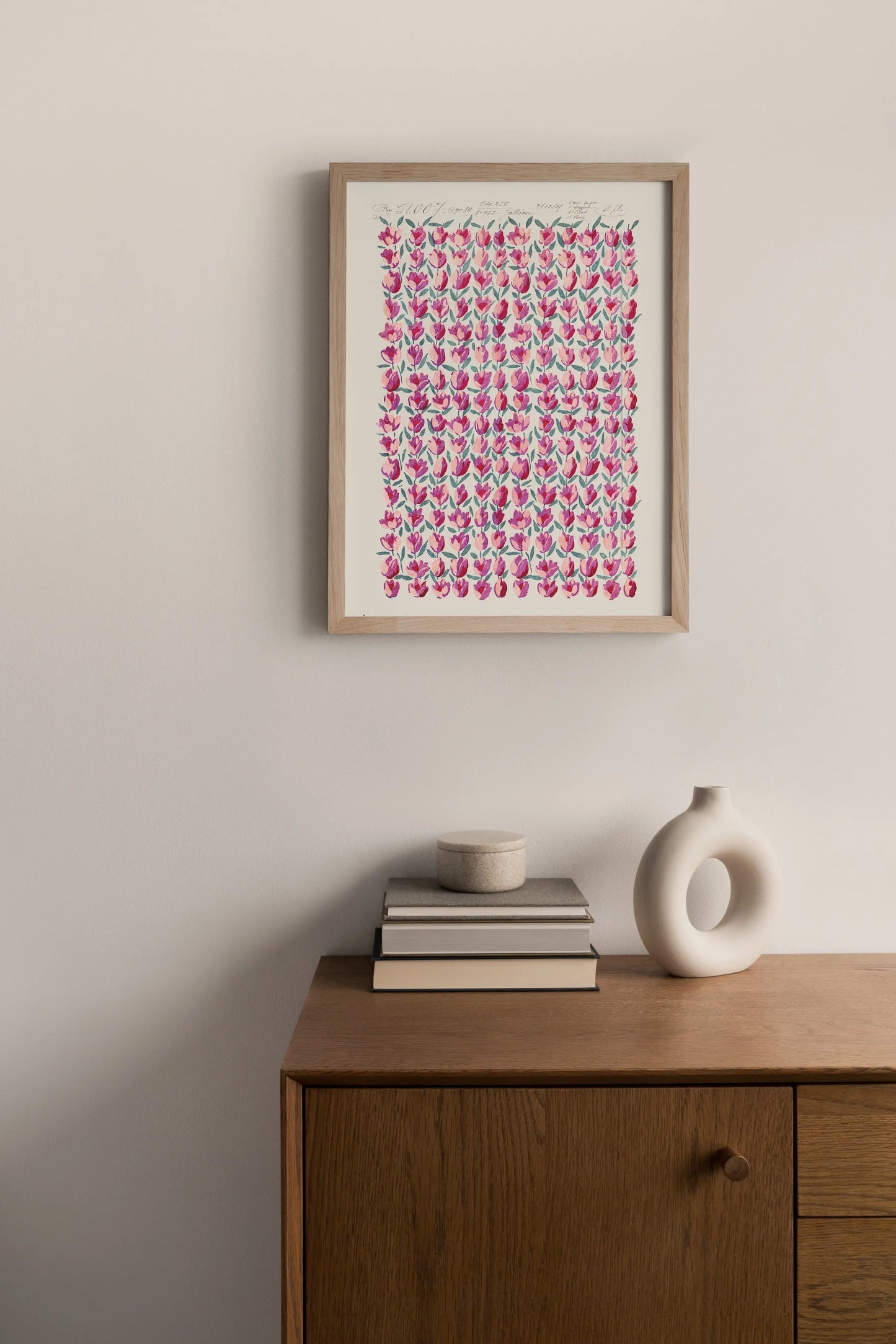 No.014 - Tulip Kisses - Vintage Archive Poster Prints Print~Sisters