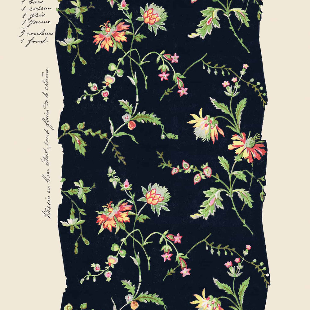 No.016 - Midnight Blooms - Vintage Archive Poster Prints Print~Sisters
