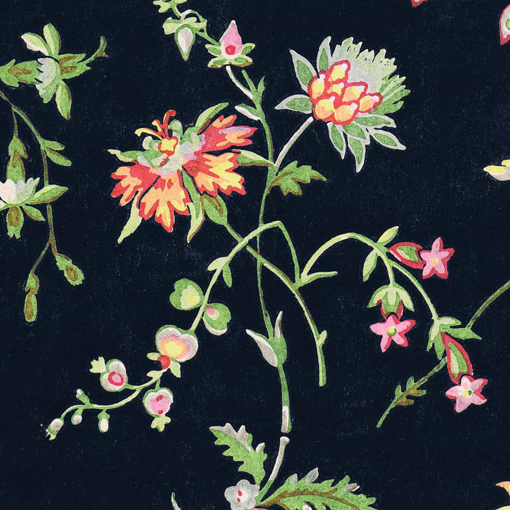 No.016 - Midnight Blooms - Vintage Archive Poster Prints Print~Sisters