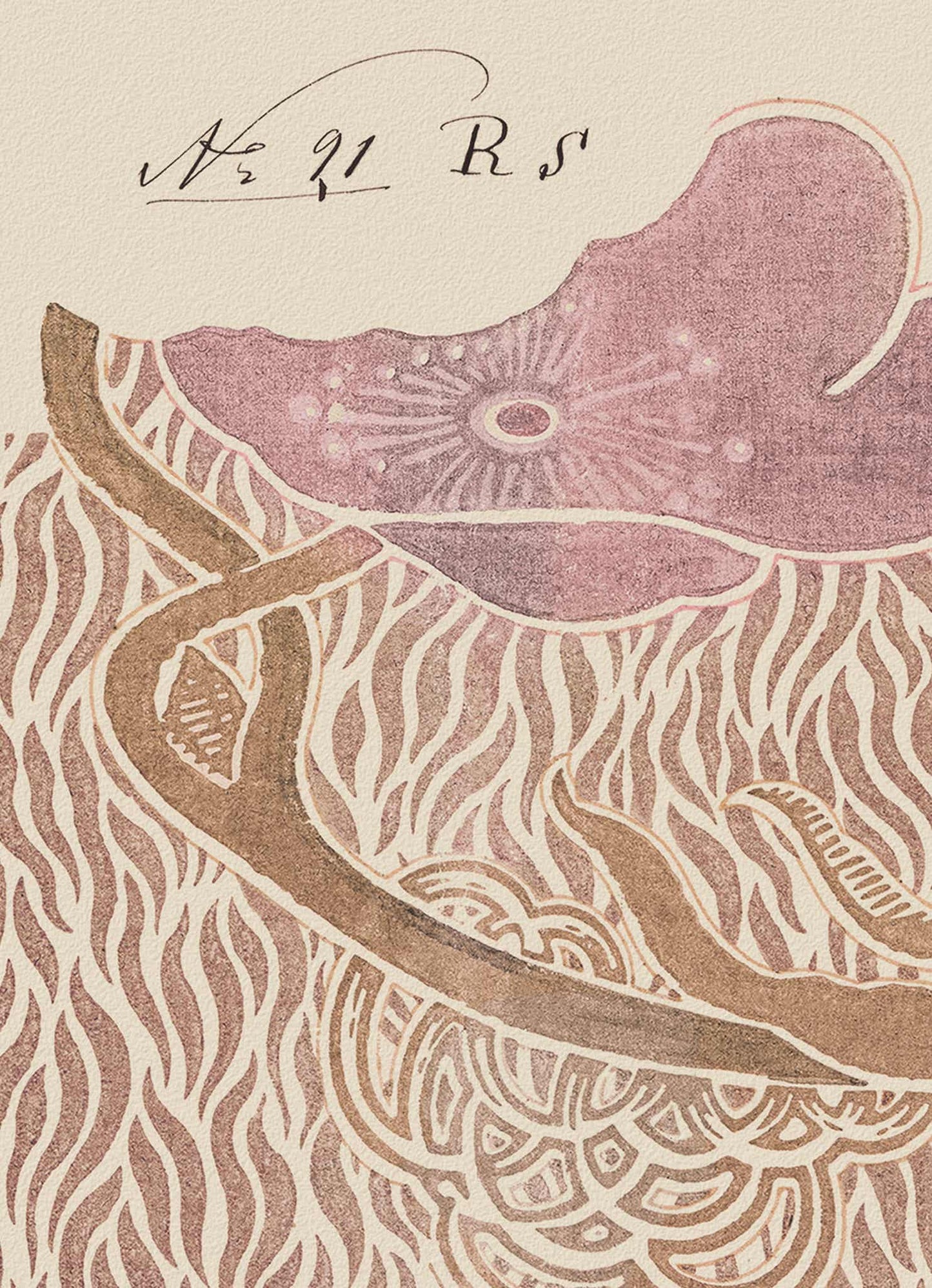 No.042 - Nouveau Love - Vintage Archive Poster Prints Print~Sisters